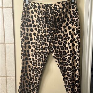 Leopard Print Trousers